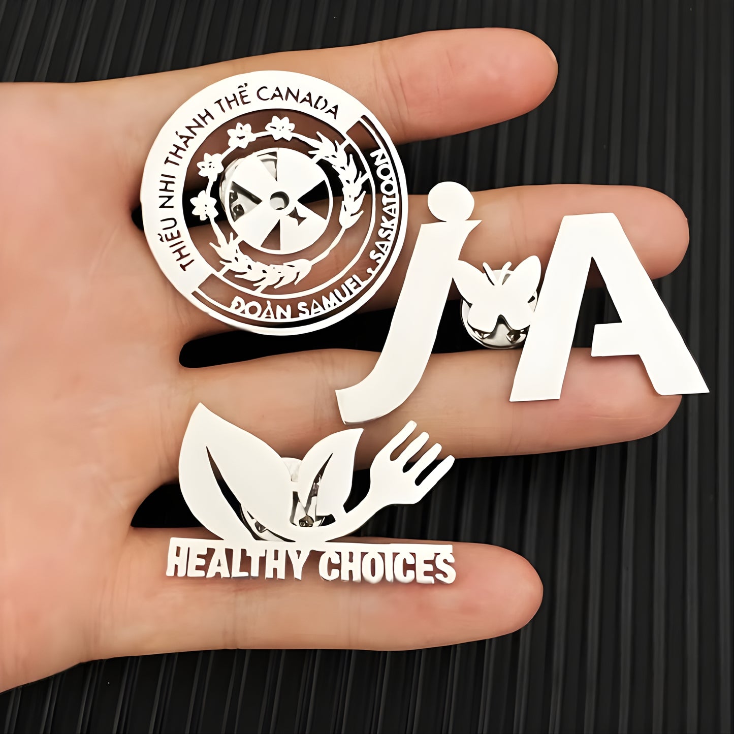 Custom Cufflinks | Personalized Initial Cufflinks | Gold Plated | Groomsmen & Wedding Gift