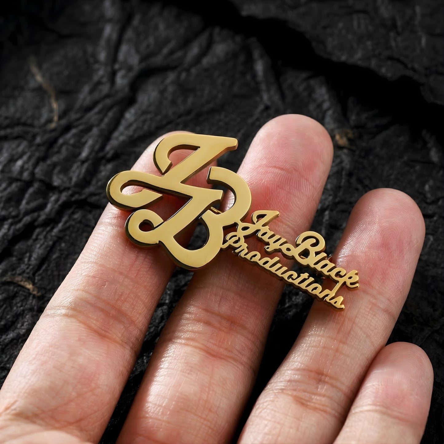 Custom Logo Brooch | Personalized Lapel Pin | Company Logo Pin | Wedding & Corporate Gift