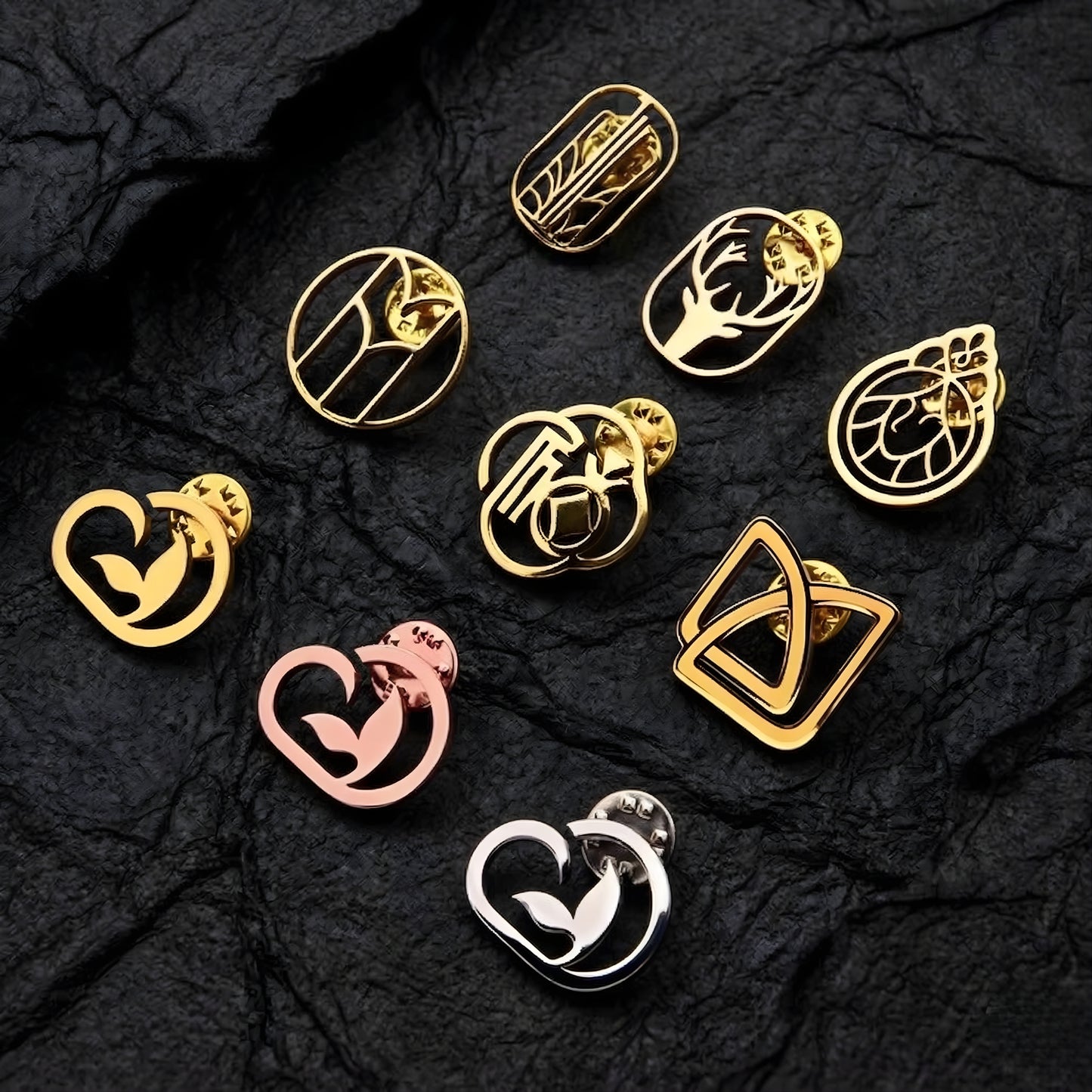 Custom Cufflinks | Personalized Initial Cufflinks | Gold Plated | Groomsmen & Wedding Gift