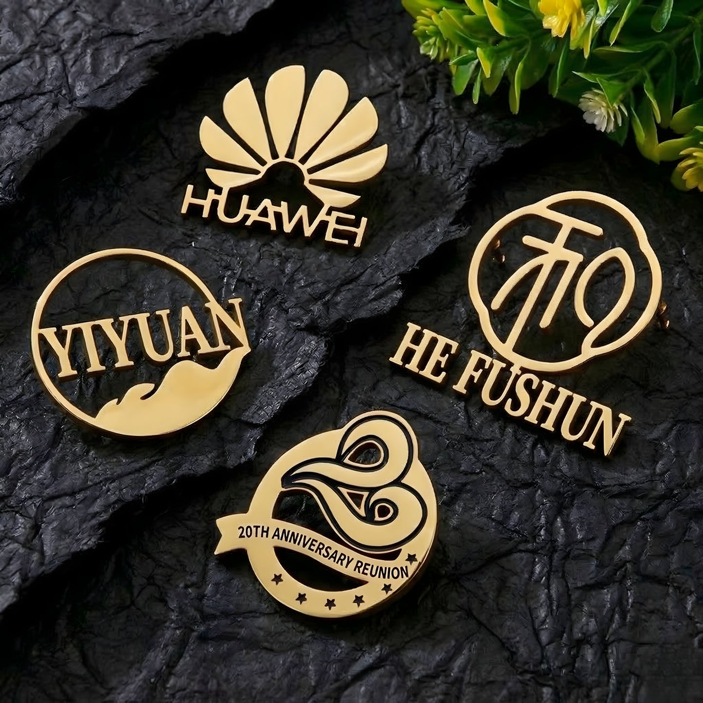 Custom Cufflinks | Personalized Initial Cufflinks | Gold Plated | Groomsmen & Wedding Gift
