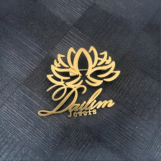 Custom Cufflinks | Personalized Initial Cufflinks | Gold Plated | Groomsmen & Wedding Gift