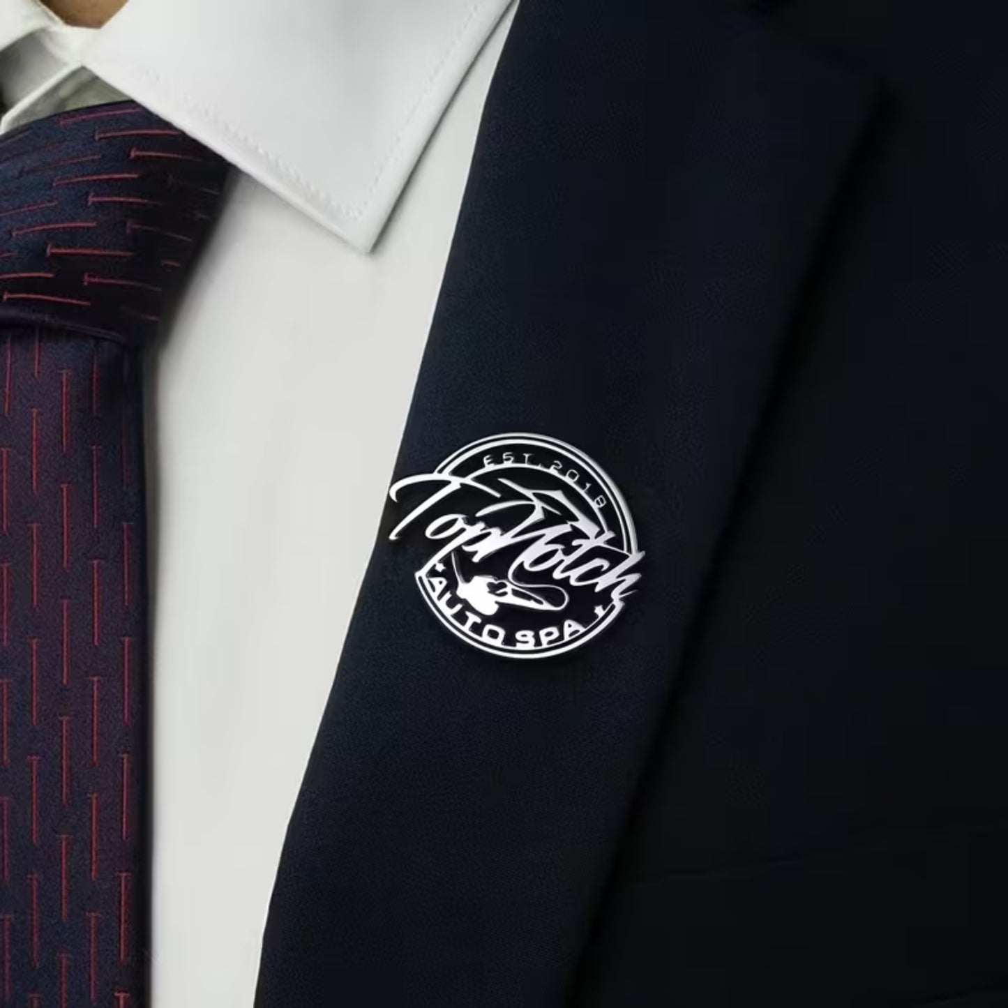 Personalized Logo Brooch | Custom Company Lapel Pin | Corporate Badge Pin | Business Branding Brooch | Custom Enamel Pin, Christmas Gifts.