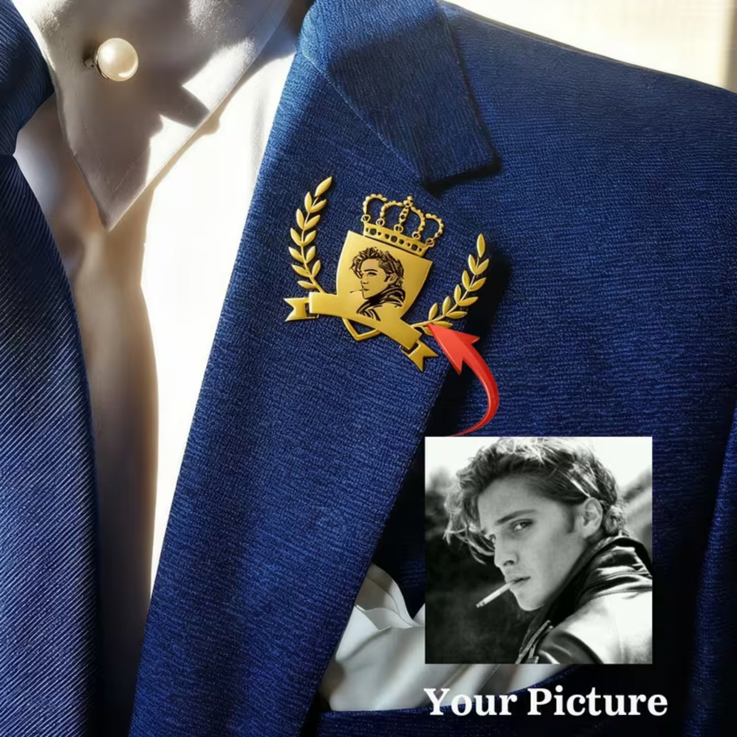 Custom Cufflinks | Personalized Initial Cufflinks | Gold Plated | Groomsmen & Wedding Gift